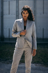 Grå Jakkesæt til kvinde