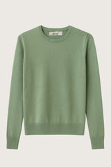 Grøn langærmet bluse rolig, frisk og feminin. Et elegant touch til din hverdag.