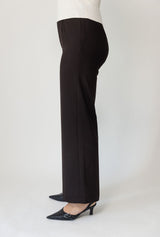 LA SUITs espresso brune habitbukser til kvinder