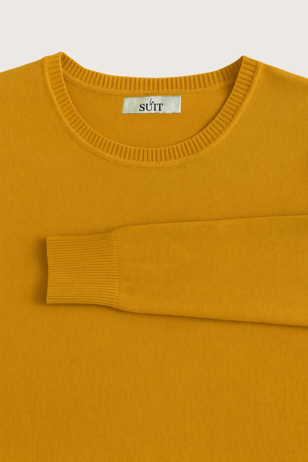 Karrygul bluse til kvinder