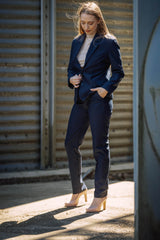 LA SUITs Habitbukser i Marineblå.