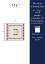 Layout_LA SUITs silketørklæde med firkløver