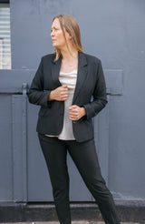 LA SUITs silver top til kvinder