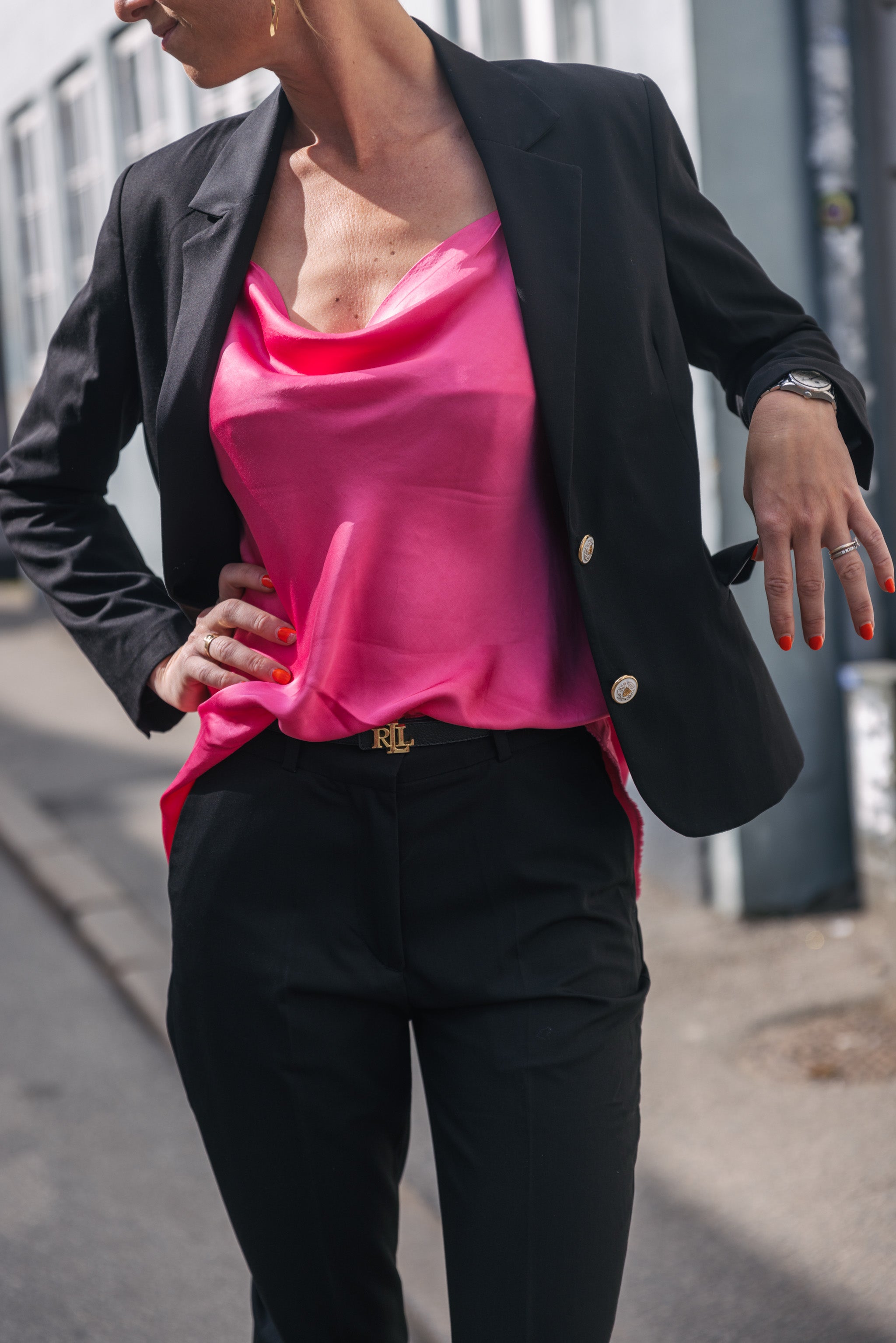 LA SUITs pink top til kvinder