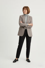 Oversize blazer til kvinder med feminin look