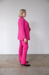 Kvindeblazer I Pink.