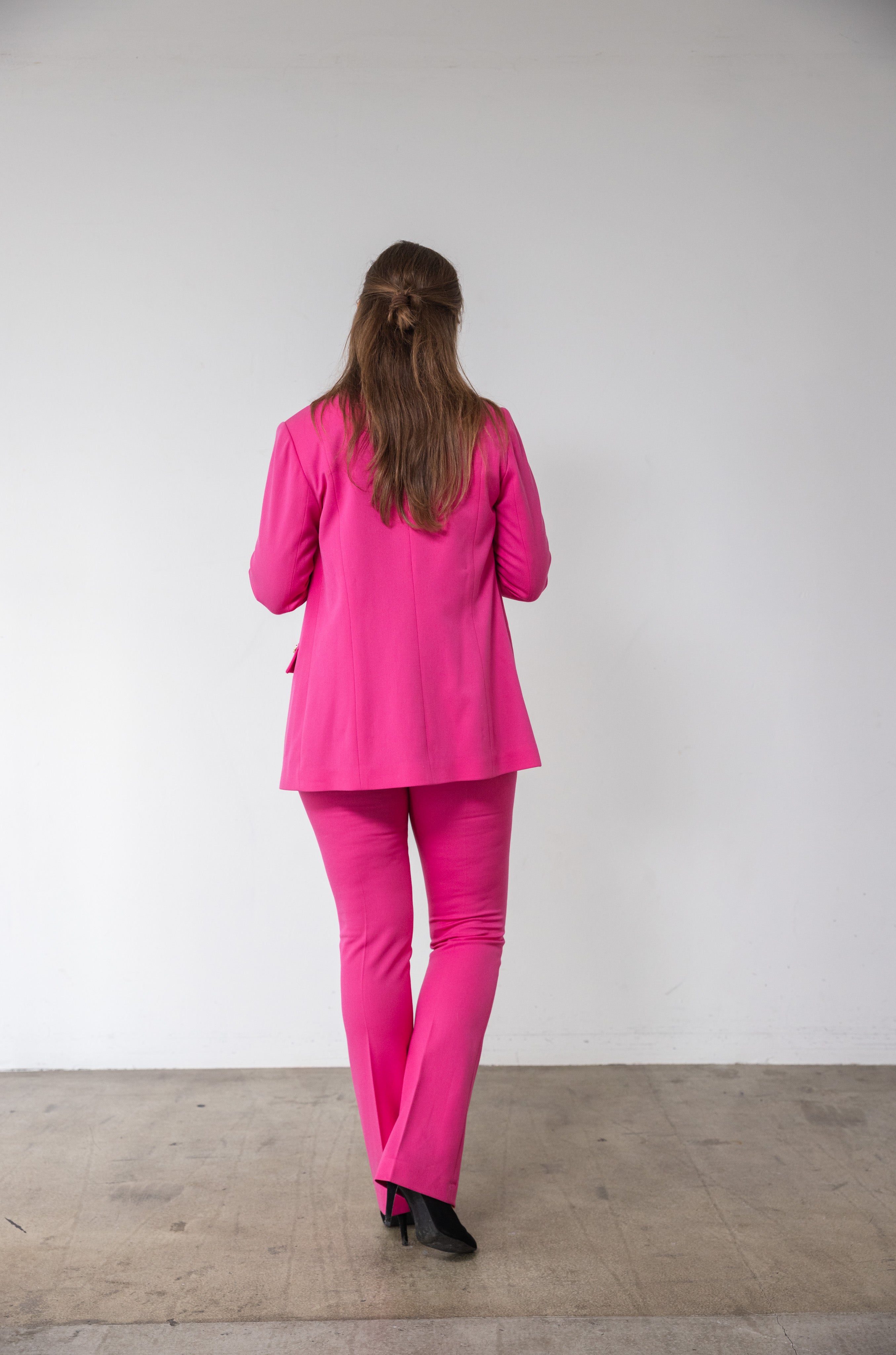 Let Behagelig Blazer I Pink Til Kvinder.