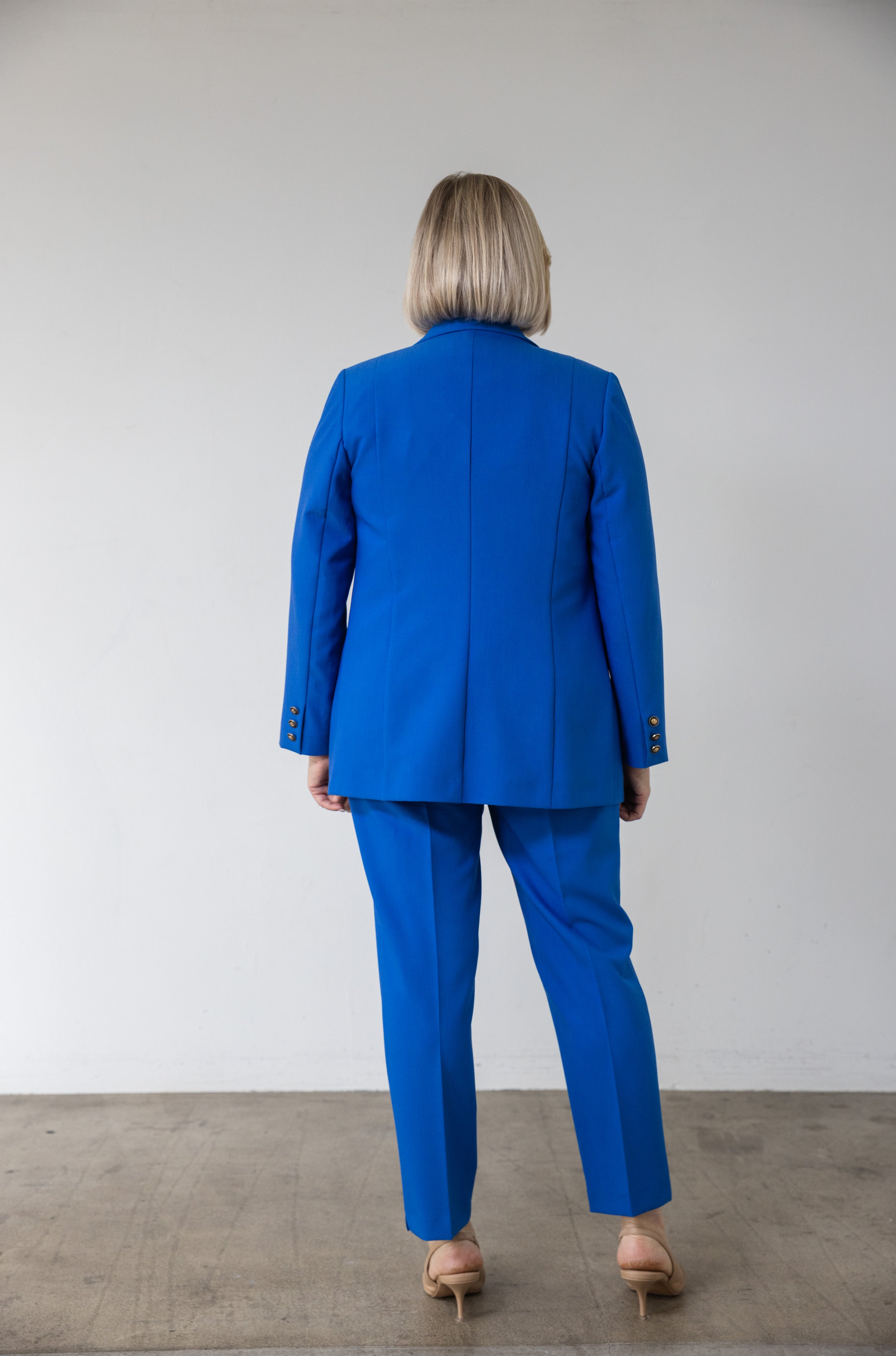 Blå blazer til kvinder