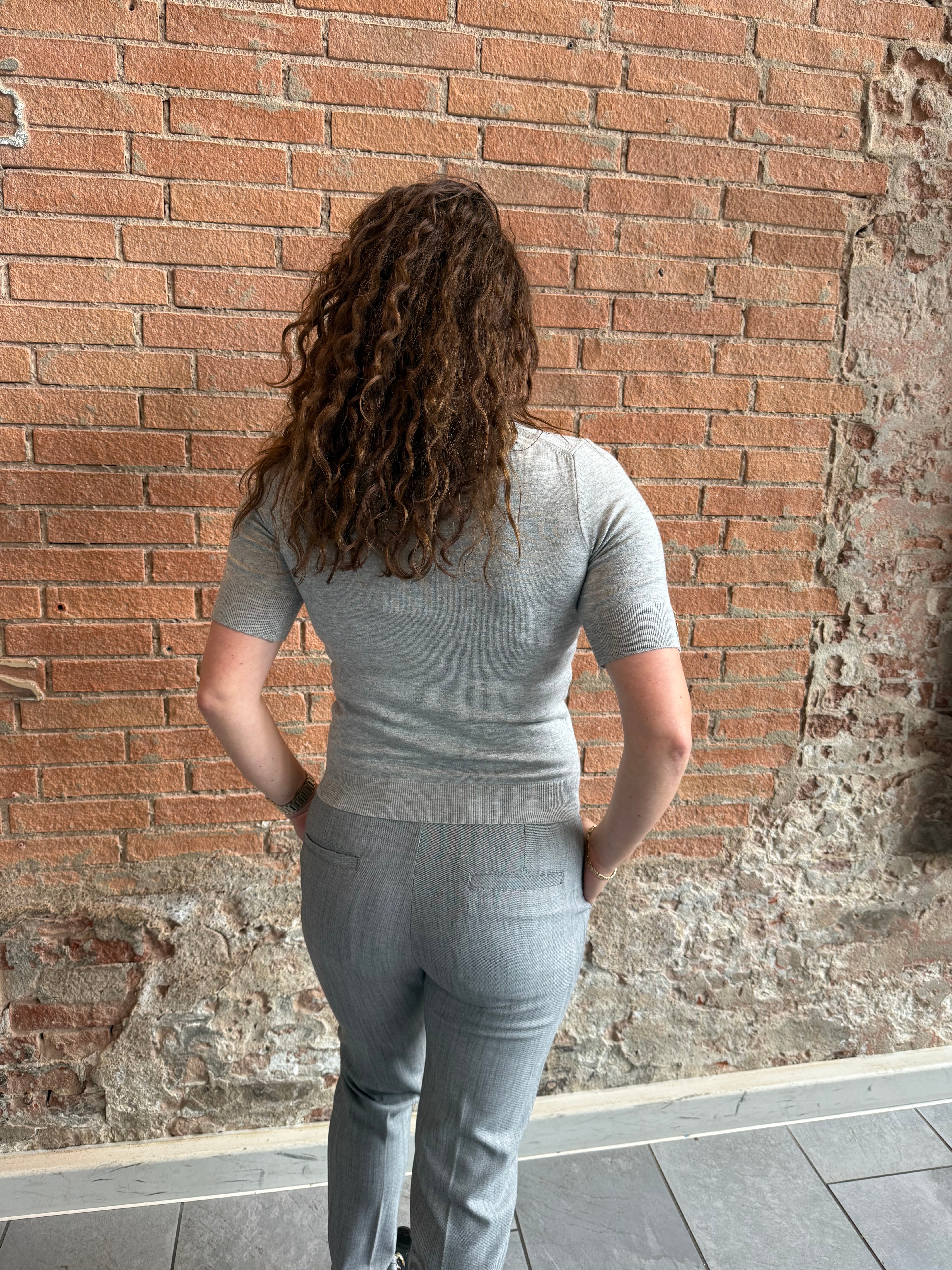 kvinder sommer bluse grå