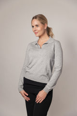 Polo i grå til kvinder