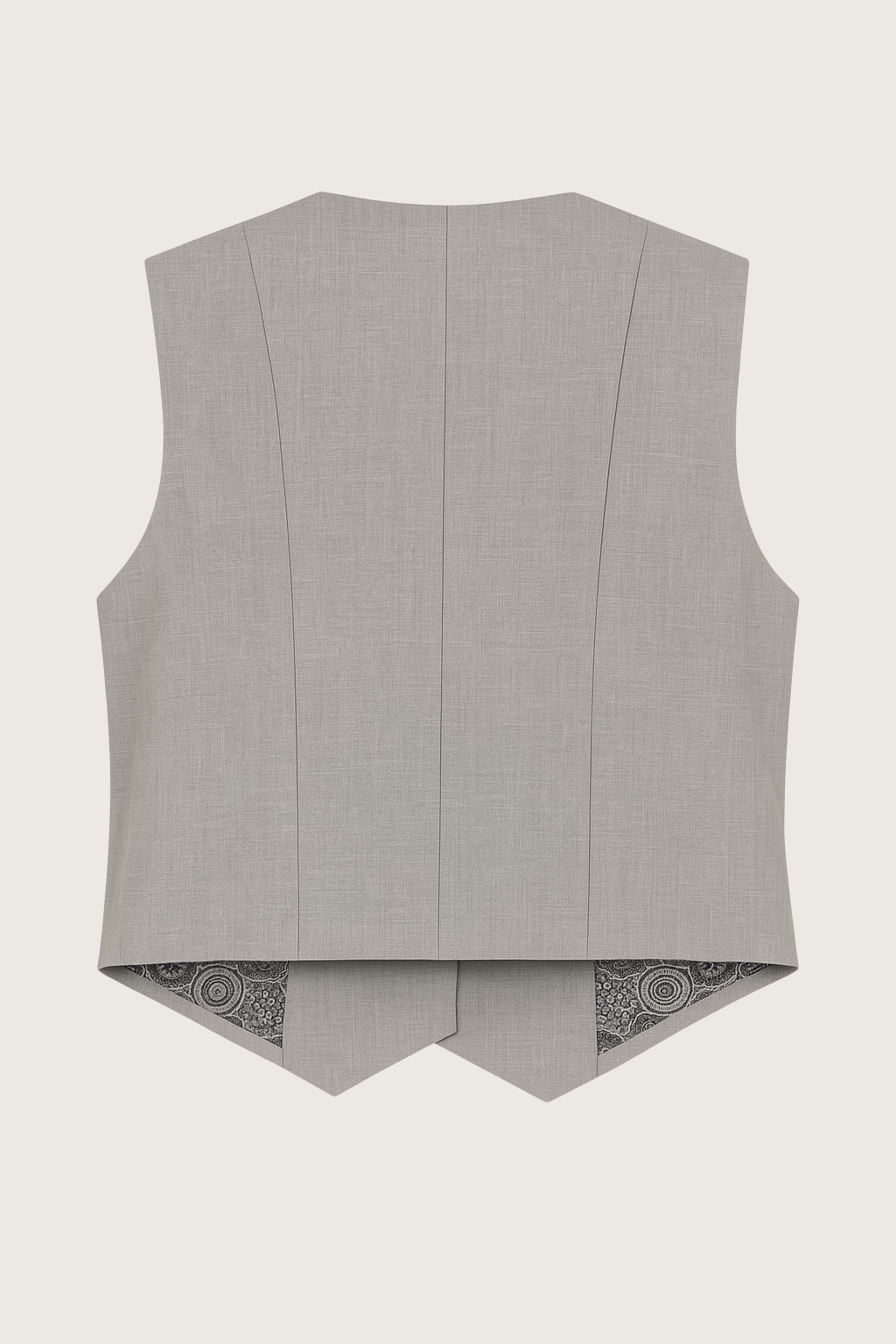 Vest og bukser i grå