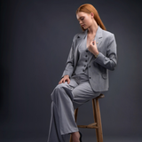 LA SUITs grå vestsæt til kvinder