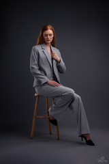 LA SUITs grå vestsæt til kvinder