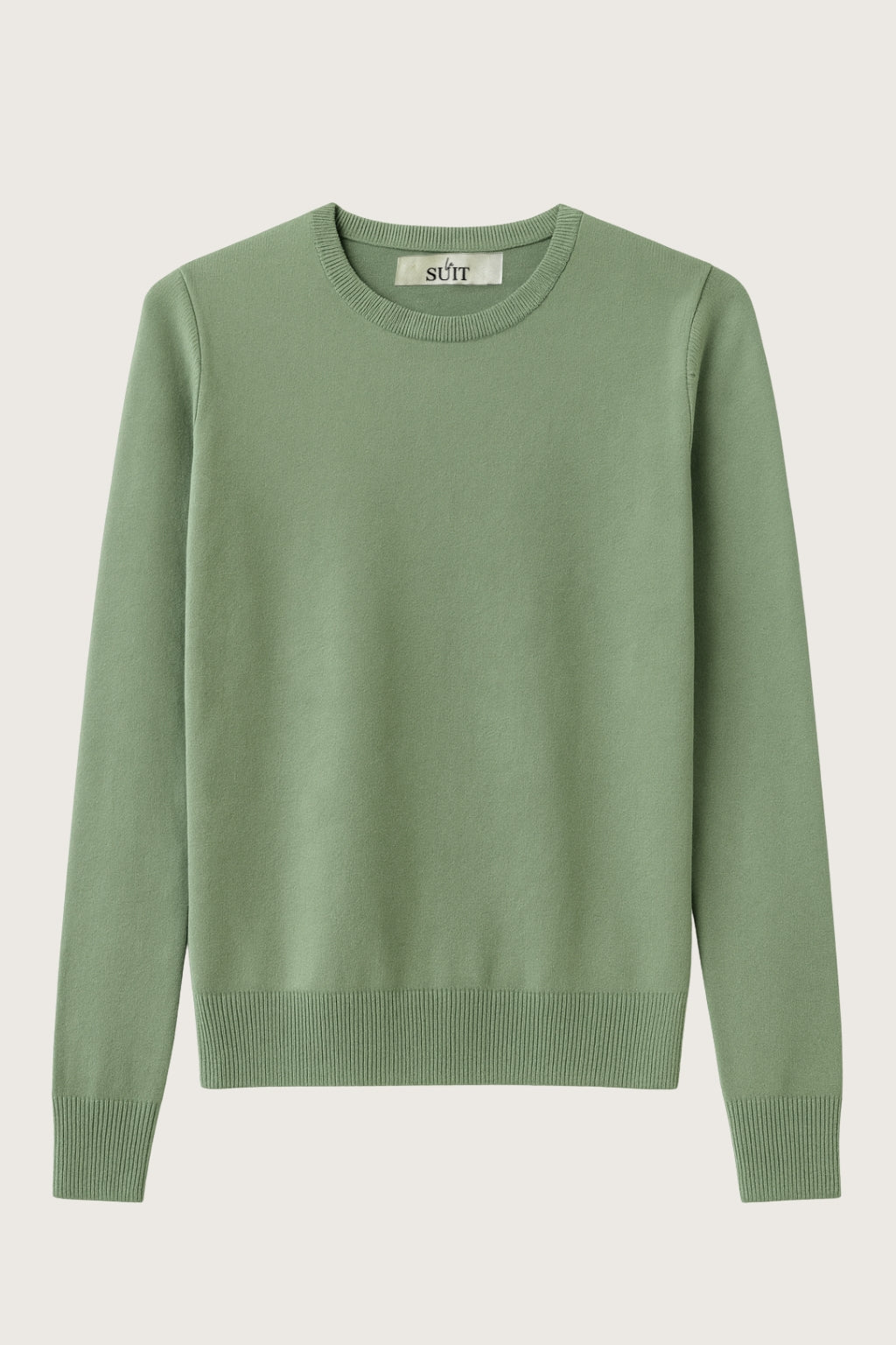 Grøn langærmet bluse rolig, frisk og feminin. Et elegant touch til din hverdag.