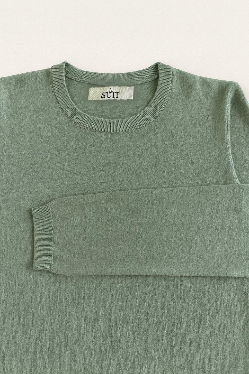 Grøn langærmet bluse til kinder