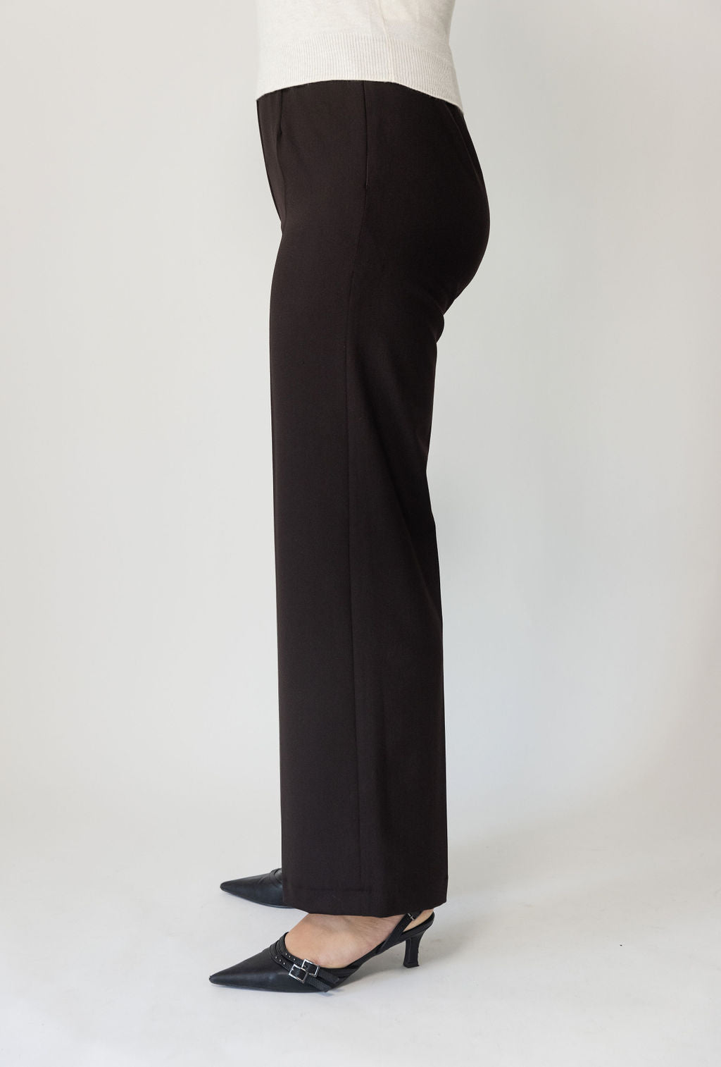 LA SUITs espresso brune habitbukser til kvinder