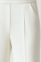 Ivory bryllupsbukser kvinder med høj talje, 