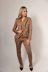 Caramel 3-Piece Power Suit