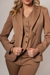 Caramel 3-Piece Power Suit