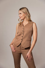 Caramel 3-Piece Power Suit
