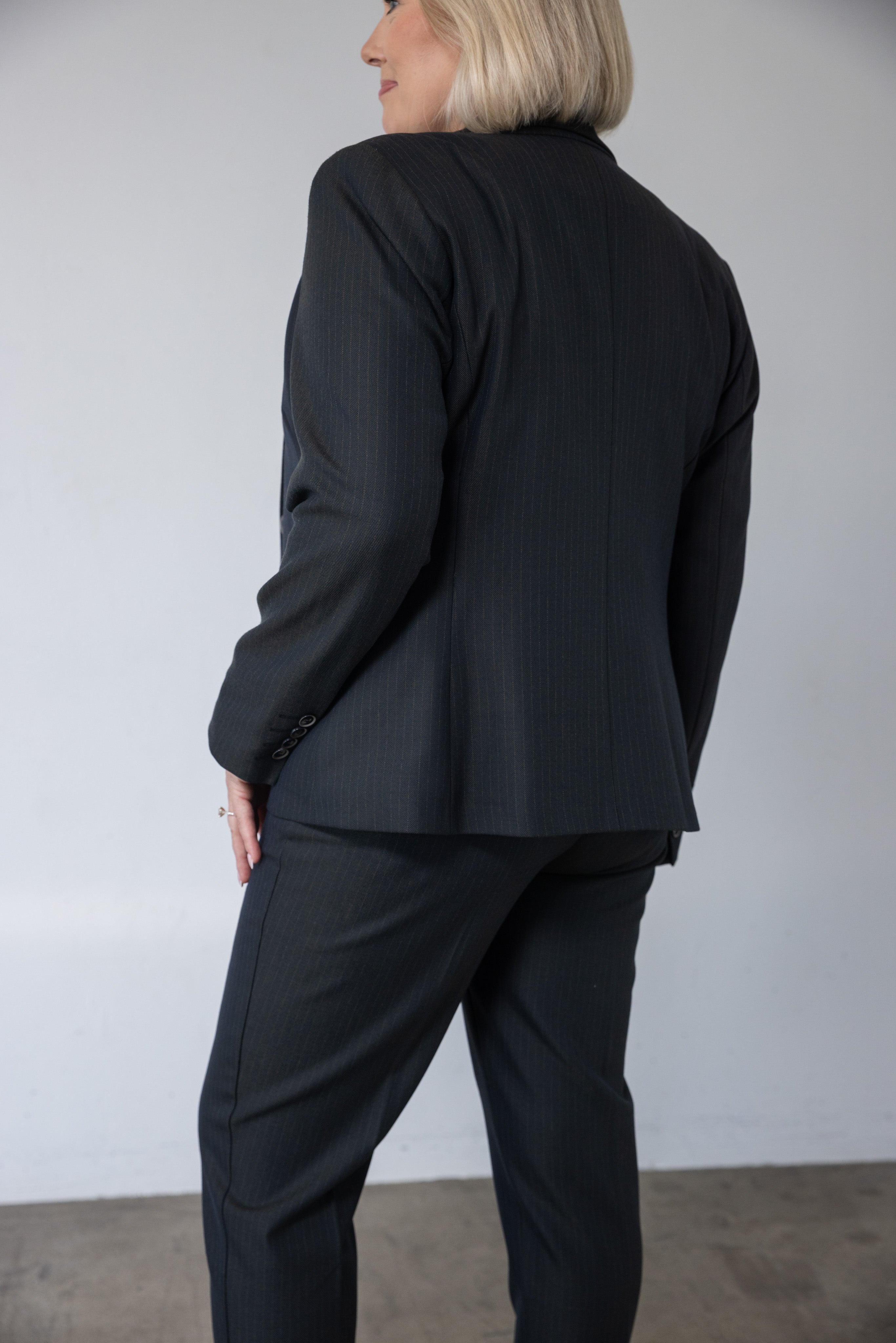 Pinstribe blazersæt