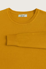 Karrygul bluse til kvinder