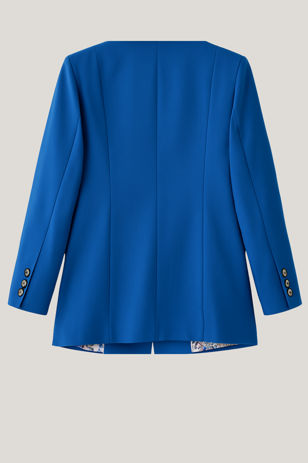 Koboltblåt Jakkesæt