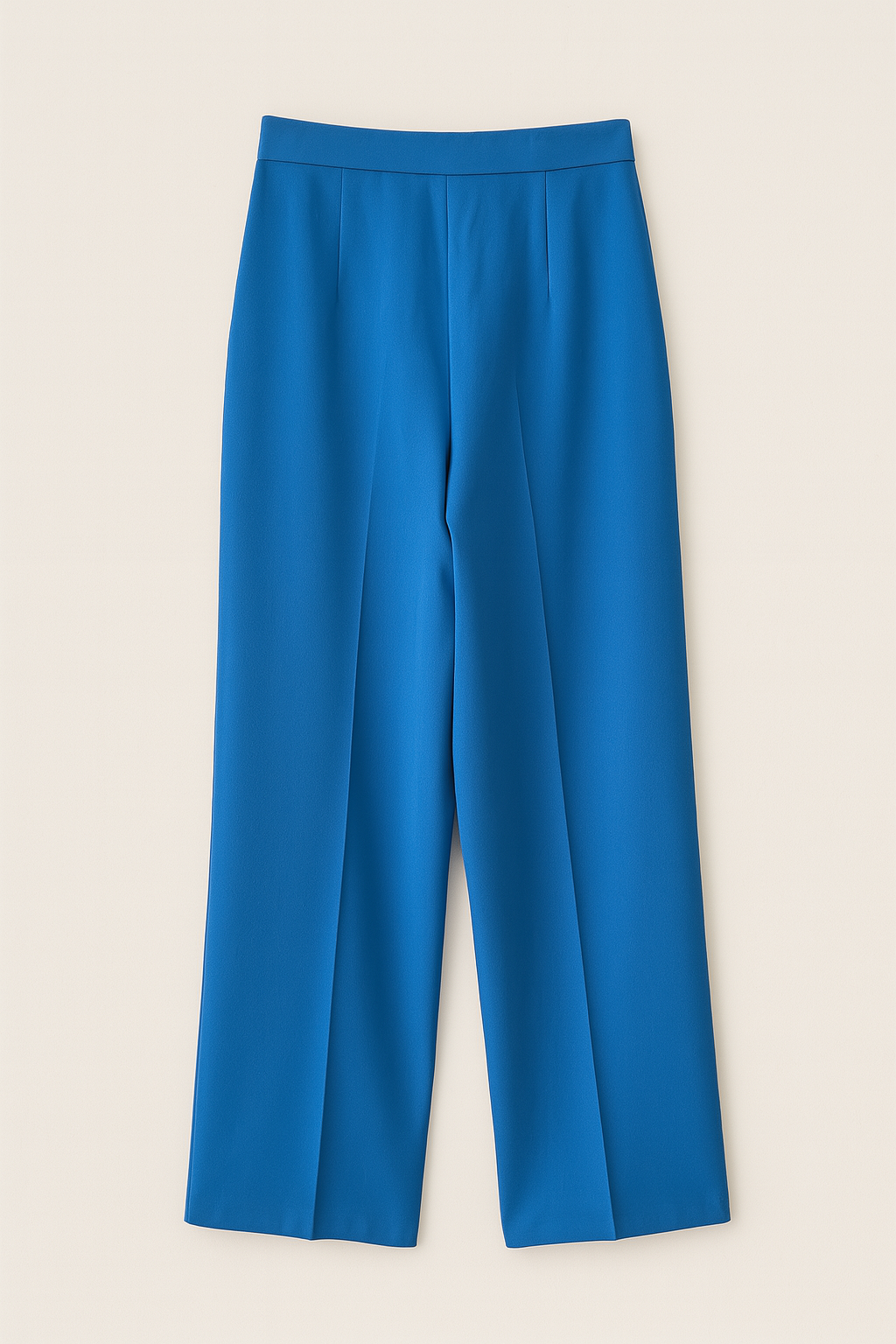 Koboltblå wide bukser