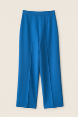 Koboltblå wide bukser