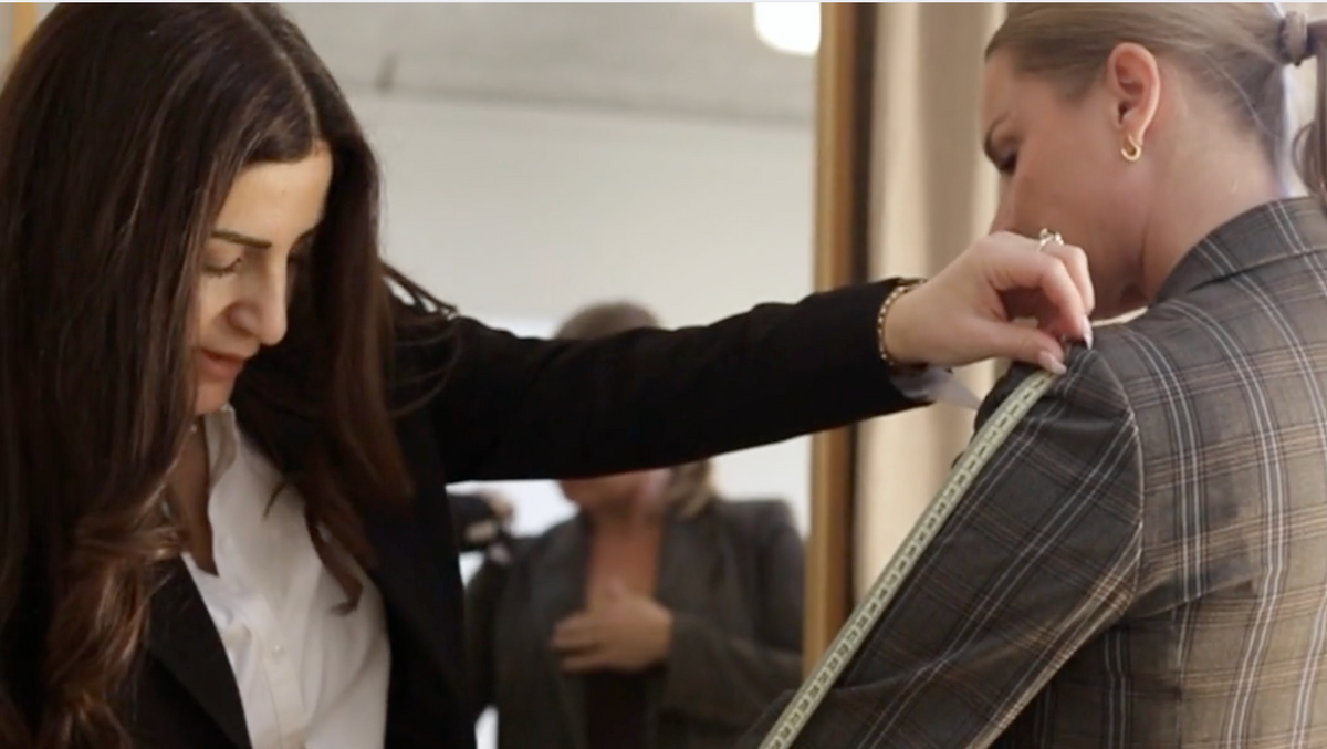 Bokke fitting kvinder jakkesæt