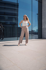 LA SUITs beige bukser til kvinder