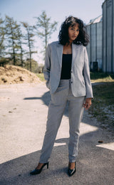 LA SUITs grå habitbukser til kvinder