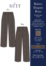 Layout_LA SUITs brune habitbukser til kvinder