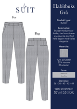 Layout_LA SUITs gra habitbukser til kvinder