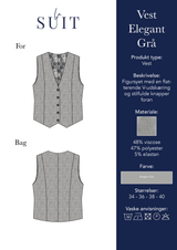 Layout_LA SUITs grå vest til kvinder