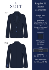 Layout_LA SUITs navy blazer til kvinder