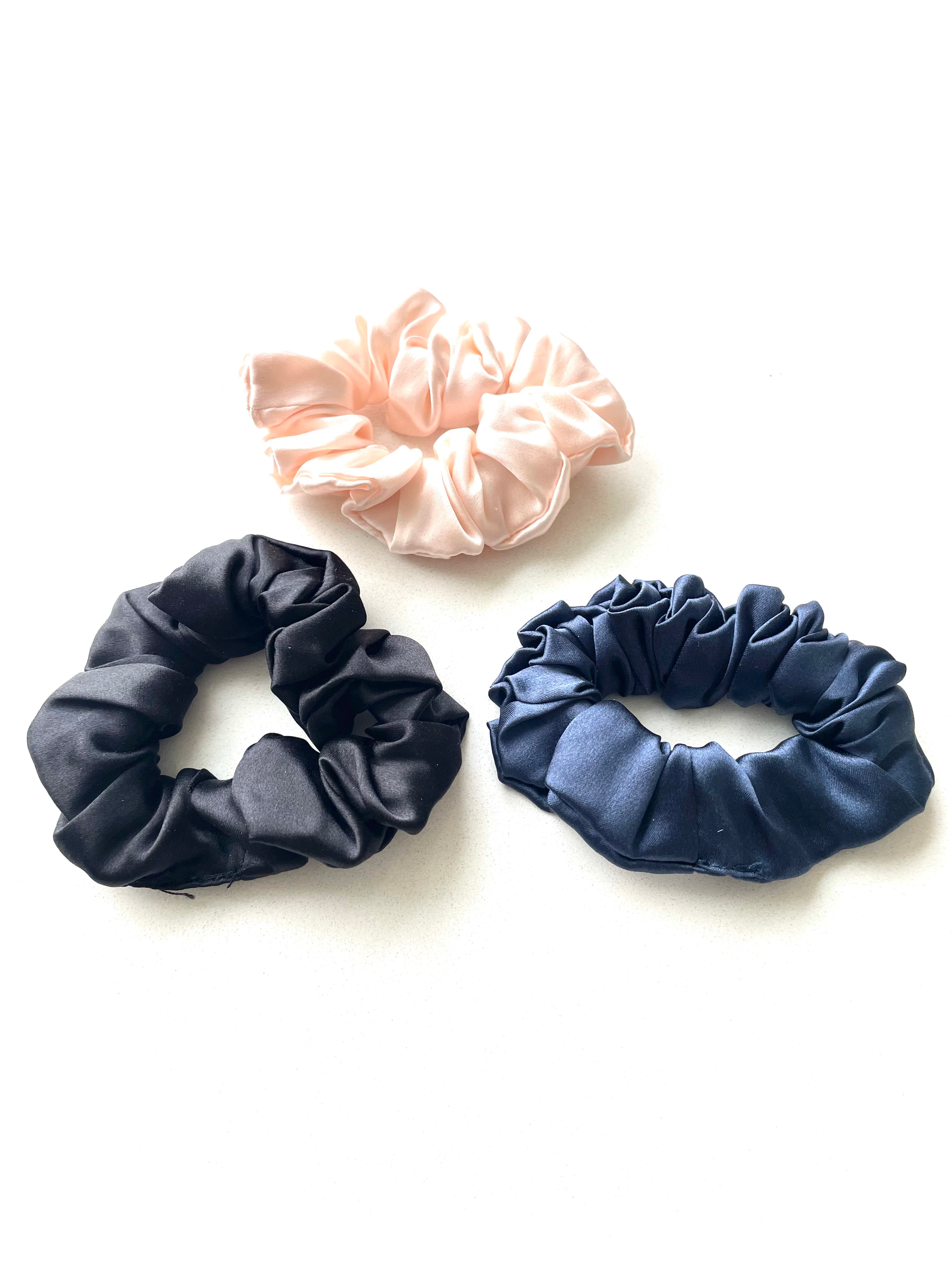 Silke scrunchie til hår