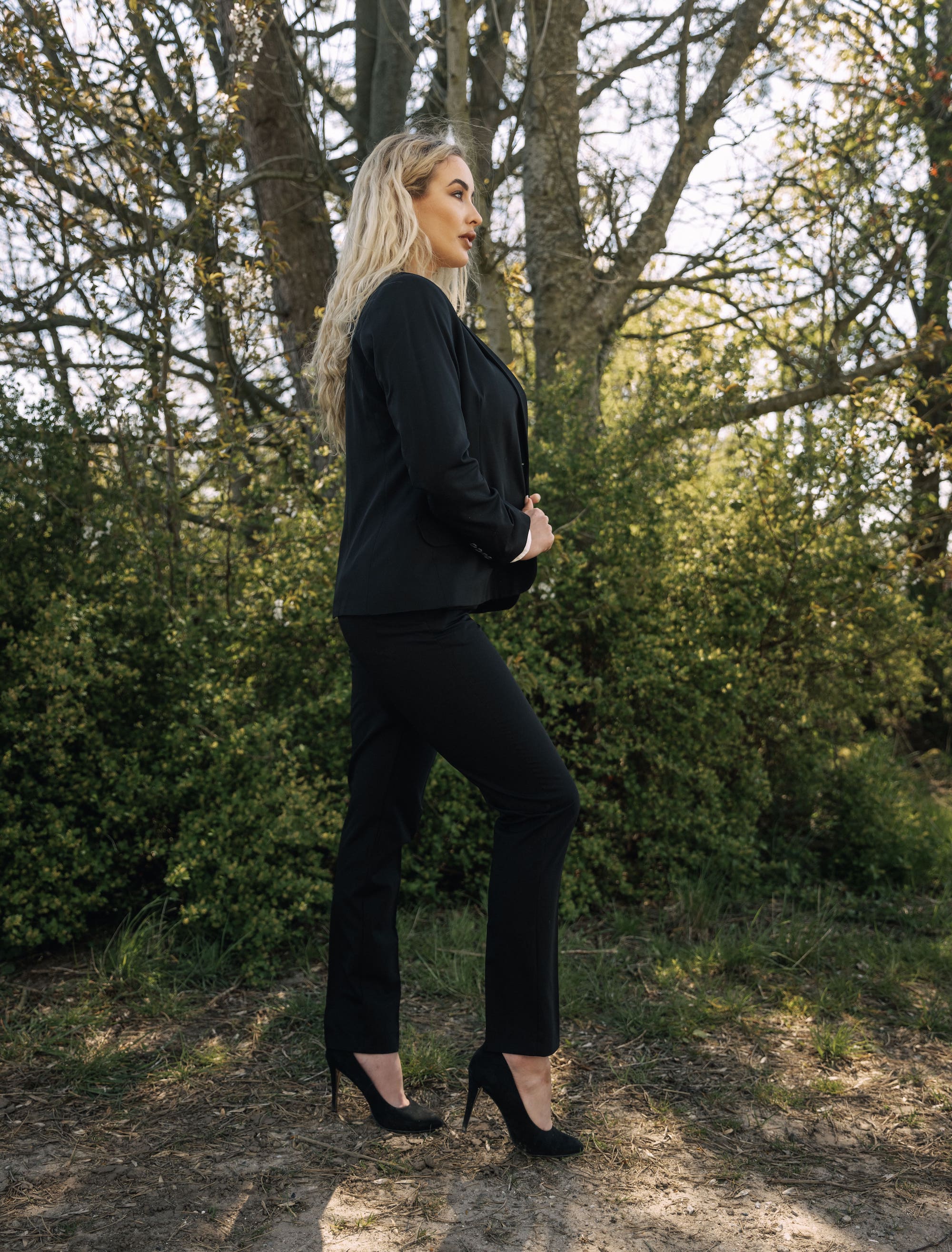 LA SUITs sorte jakkesæt til kvinder