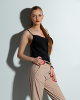 LA SUITs sorte top til kvinder