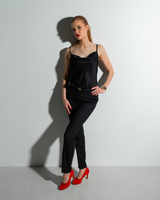 LA SUITs sorte top til kvinder