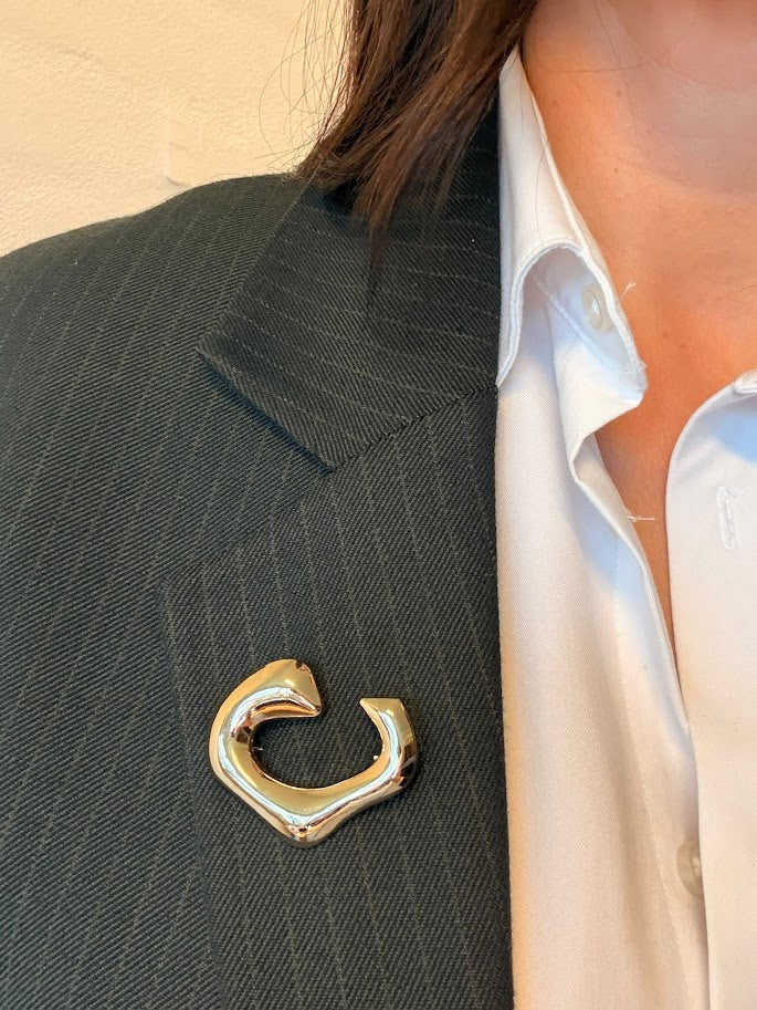 Organisk Hjerte Broche