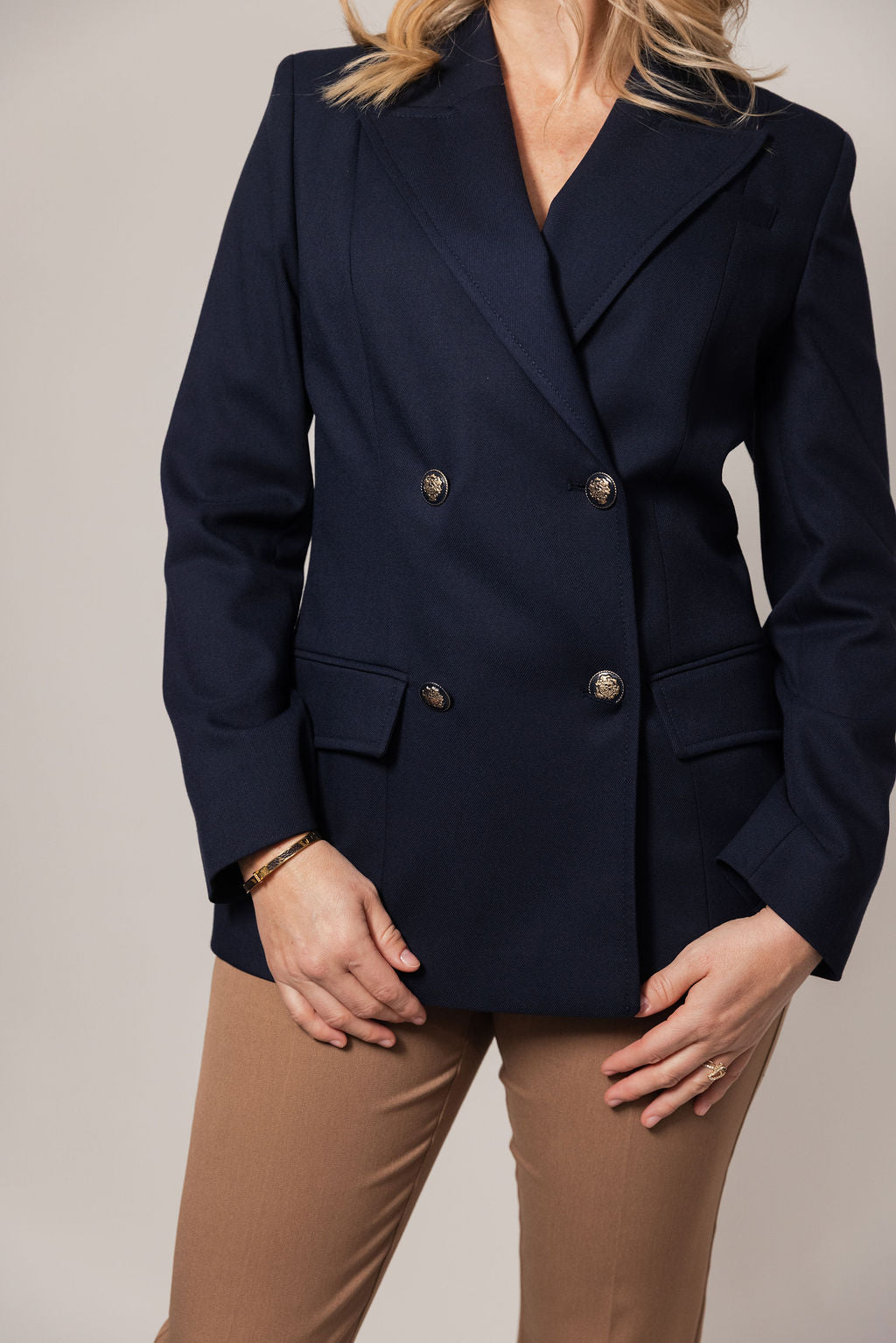 Mørkeblå blazer kvinder