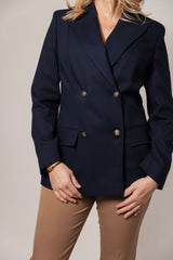 Mørkeblå blazer kvinder