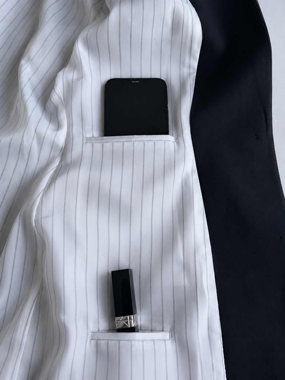 praktisk sort blazer
