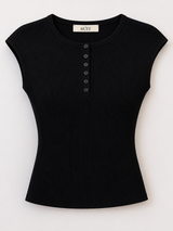 Sort sommer bluse