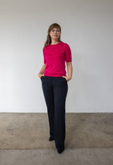 Pink dame bluse
