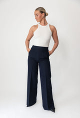 LA SUITs navy vide bukser til kvinder