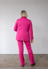Feminin Blazer Til Damer I Pink.