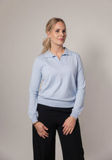 Langærmet polo kvinder