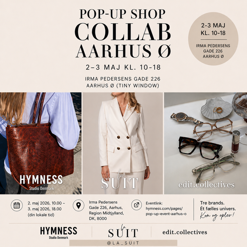 Pop up shop i Aarhus jakkesæt til kvinder